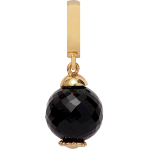 Image of Christina Collect Black Passion forgyldt charm